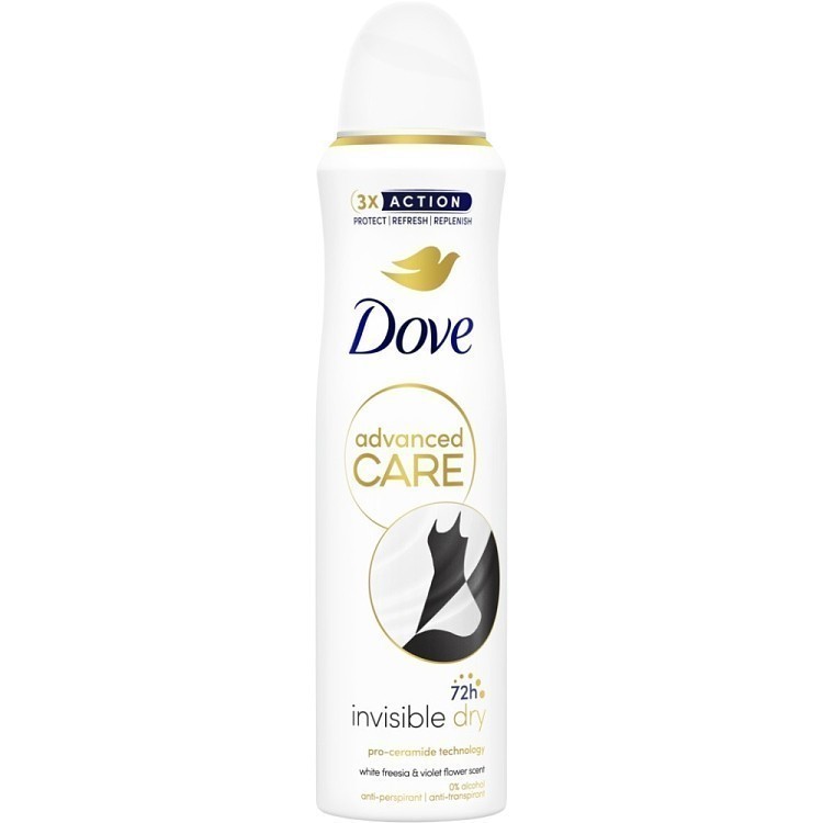Dove Advanced Invisible Αποσμητικό Σώματος Σπρέι 150ml