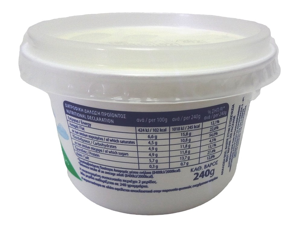 Ο Κόμης Γιαούρτι Πρόβειο Παραδοσιακό 240gr