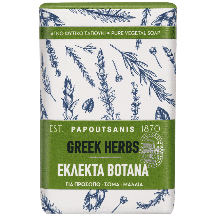 Papoutsanis Αγνό Σαπούνι Εκλεκτά Βότανα 150gr