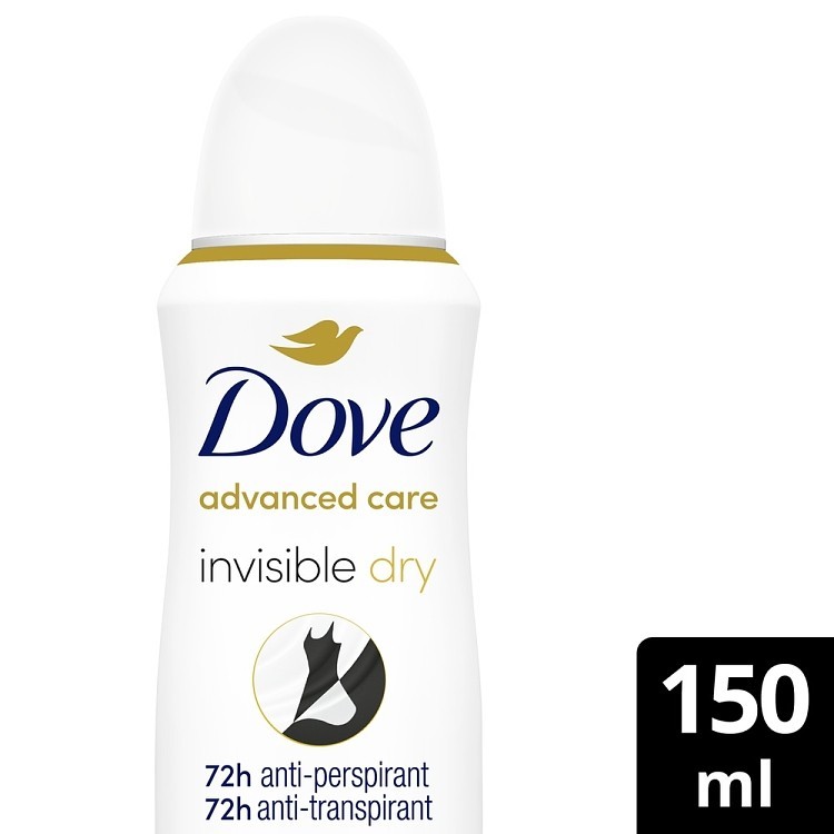 Dove Advanced Invisible Αποσμητικό Σώματος Σπρέι 150ml