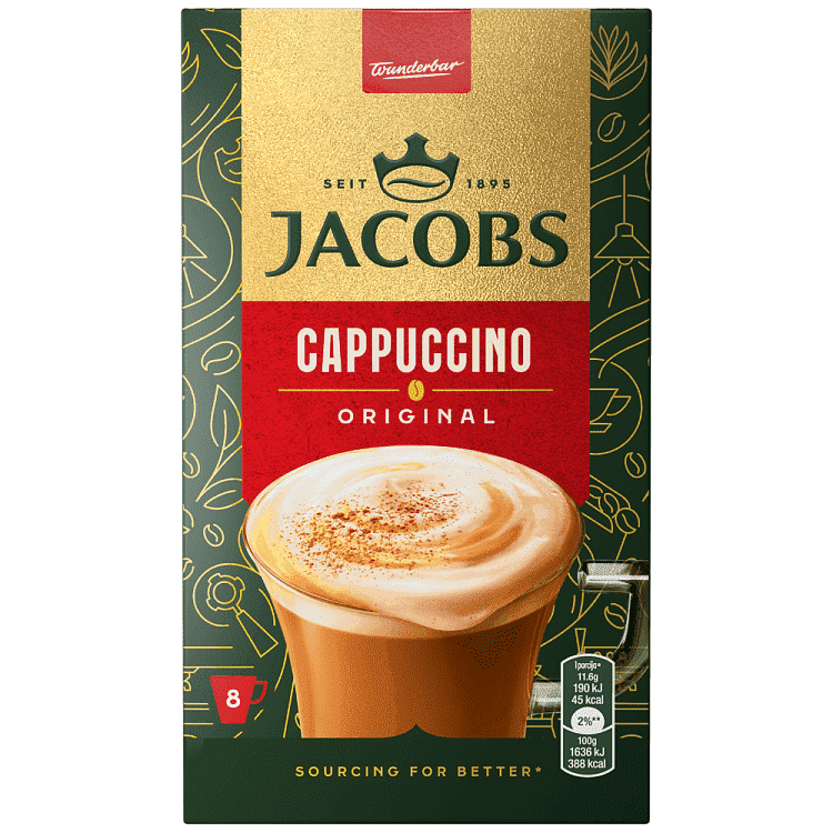 Jacobs Καφές Cappucino Original 92,8gr