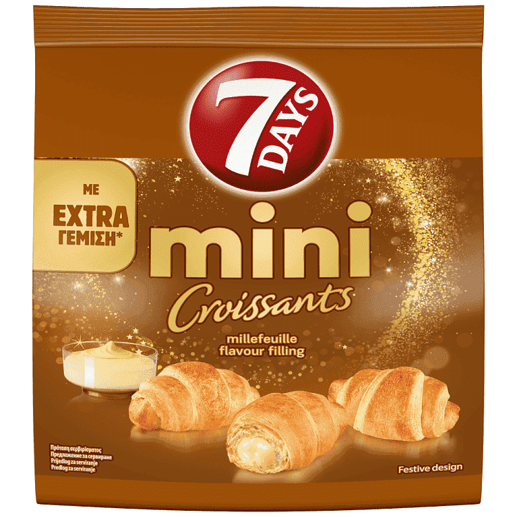"7" Days Mini Κρουασάν Μιλφέιγ 103gr