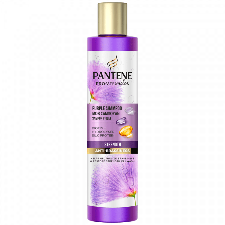 Pantene Σαμπουάν Purple Silk + Glow 225ml