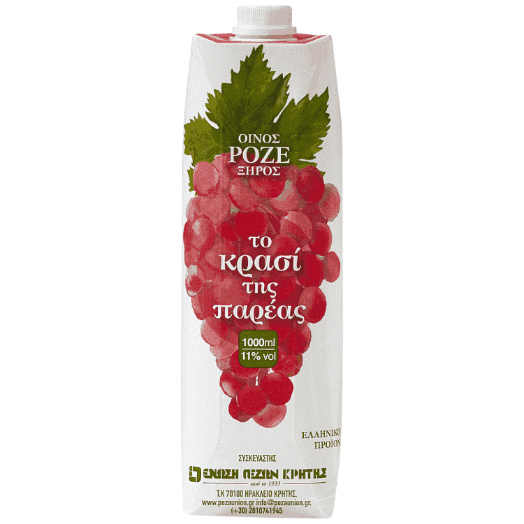 Το Κρασί Της Παρέας Οίνος Ροζέ Ξηρός 1lt