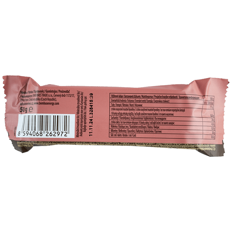 Bombus Μπάρα Πρωτεΐνης Raw Σοκολάτα Καραμέλα 50gr