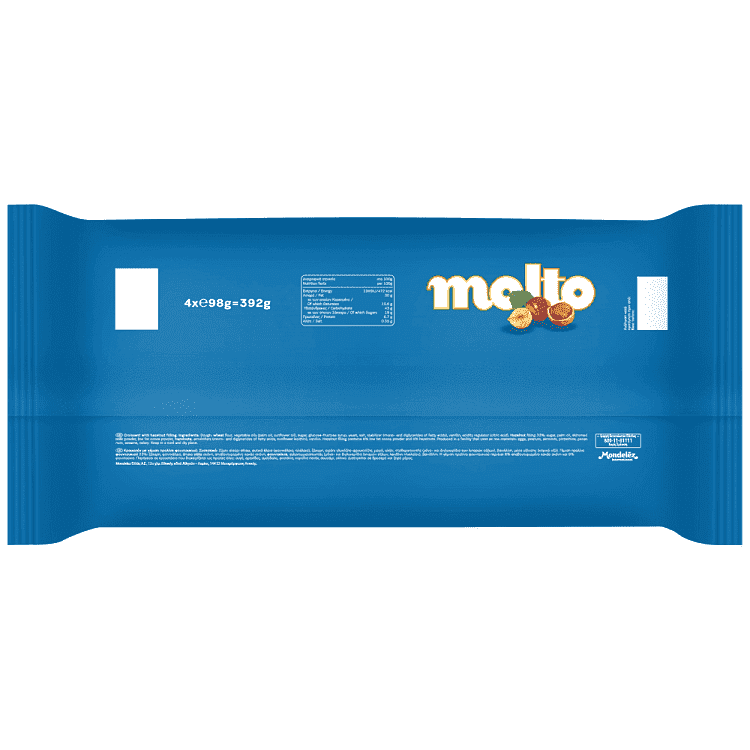 Molto Κρουασαν Πραλίνα Φουντουκιού 4χ98gr