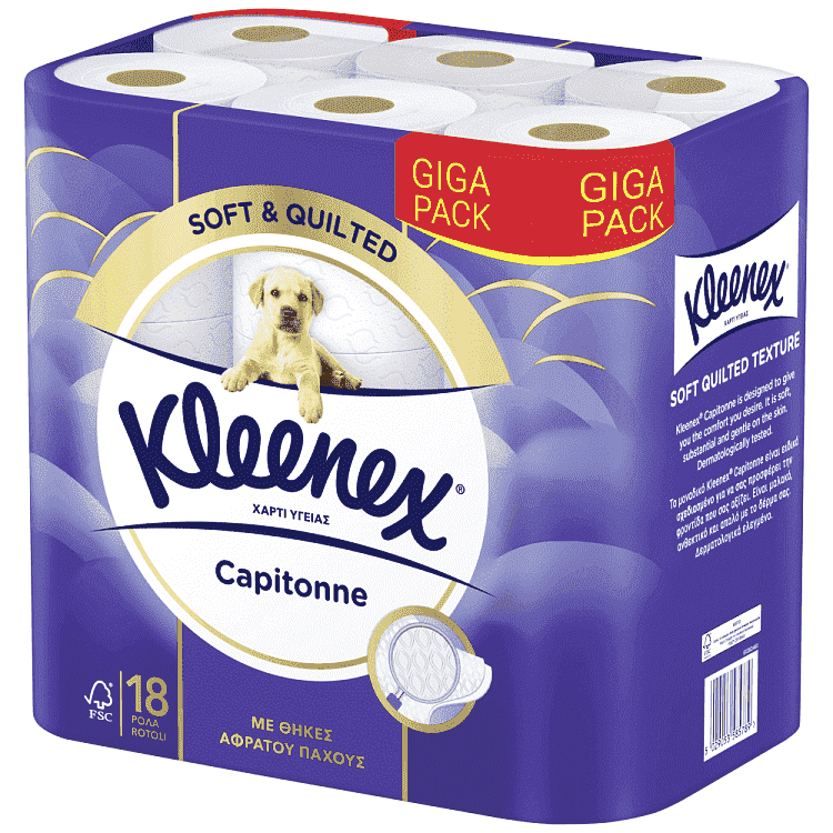 Kleenex Capitonne Χαρτί Υγείας 18άρι 1,268kg