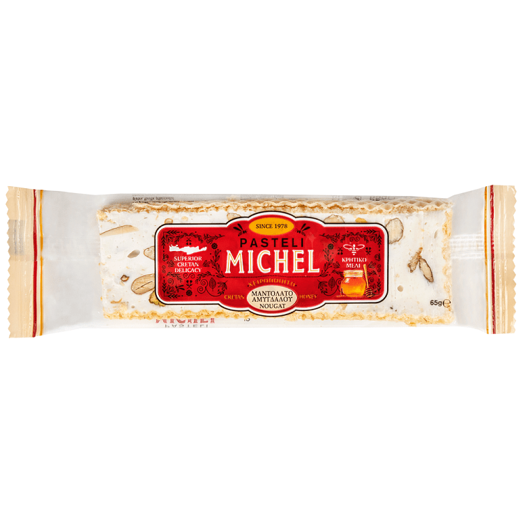 Pasteli Michel Μαντολάτο Αμυγδάλου Με Φιστίκι 65gr