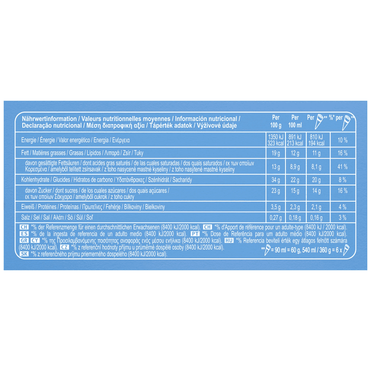 Algida Cornetto Classic 6x60gr 360ml