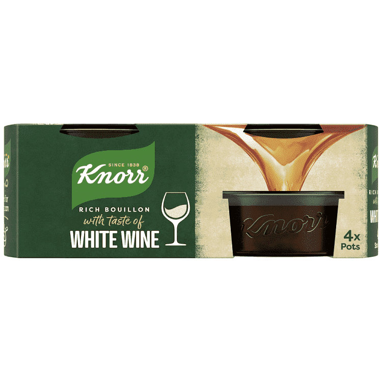 Knorr Σπιτικός Ζωμός Λευκού Κρασιού 4x26gr