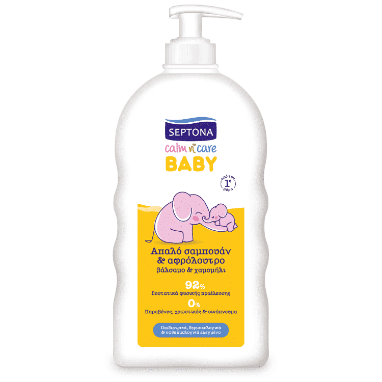 Septona Baby Σαμπουάν & Αφρόλουτρο Χαμομήλι 500ml