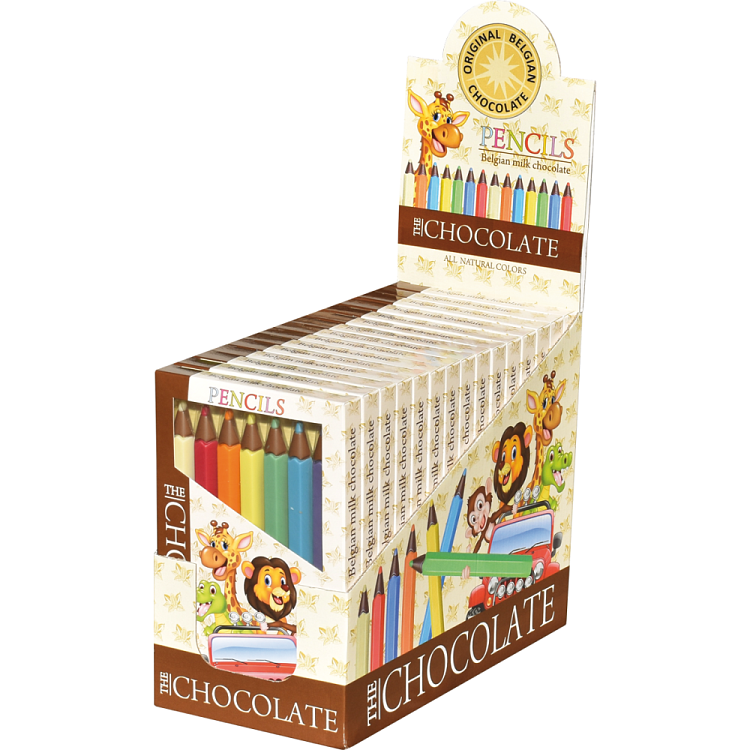 The Chocolate Pencils Animal Safari 100gr
