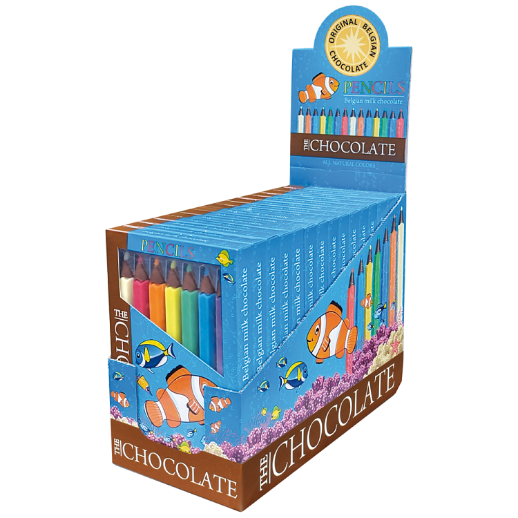 The Chocolate Pencils Fishes 100gr