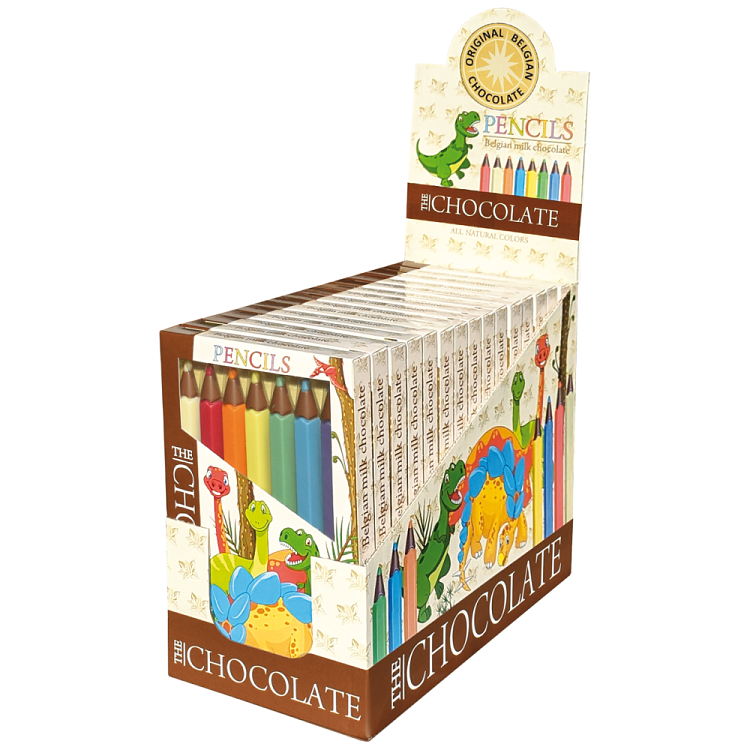 The Chocolate Pencils Dinosaurs 100gr
