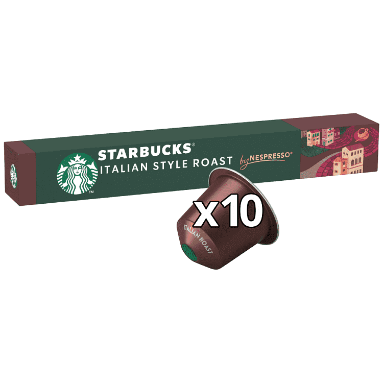 Starbucks Espresso Italian Κάψουλες Συμβατές Με Μηχανές Nespresso* 56gr 10τεμ