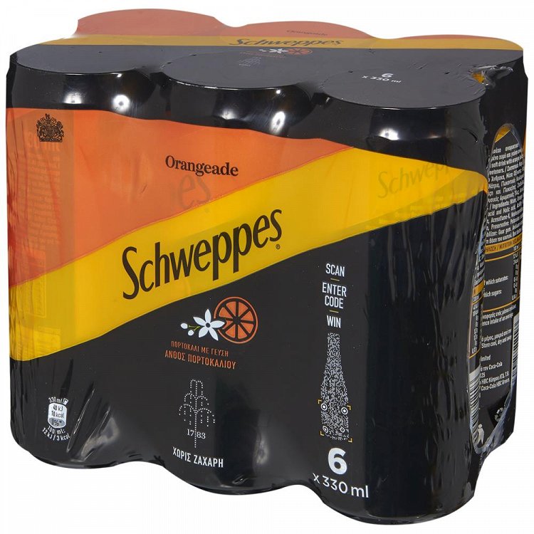 Schweppes Orangeade 6x330ml