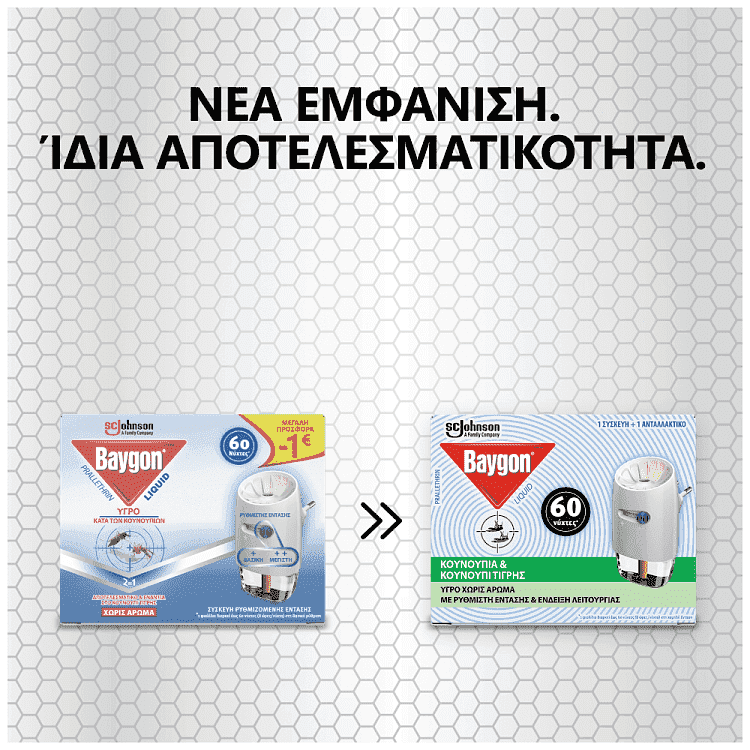 Baygon Ανταλλακτικό Dual Σετ 36ml 60 Νύχτες