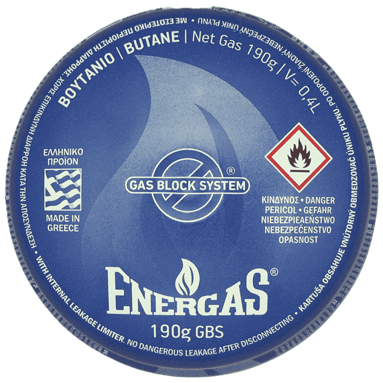 Energas Φιαλίδιο Υγραερίου Gbs 90gr