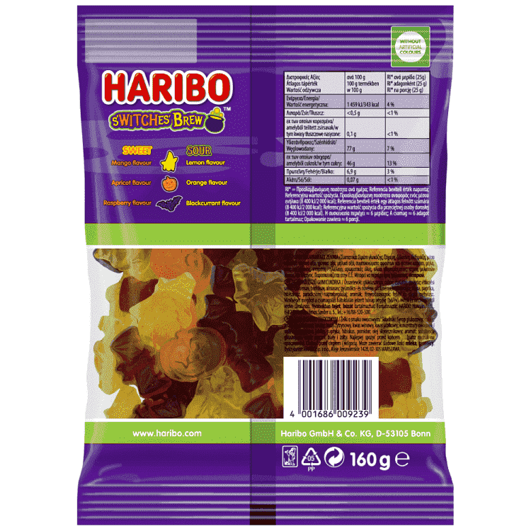 Haribo Ζελινι Switches Brew Halloween 160gr