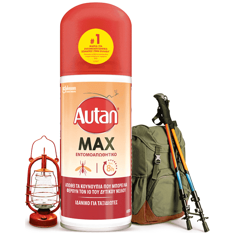 Autan Max Dry Spray Εντομοαπωθητικό 100ml