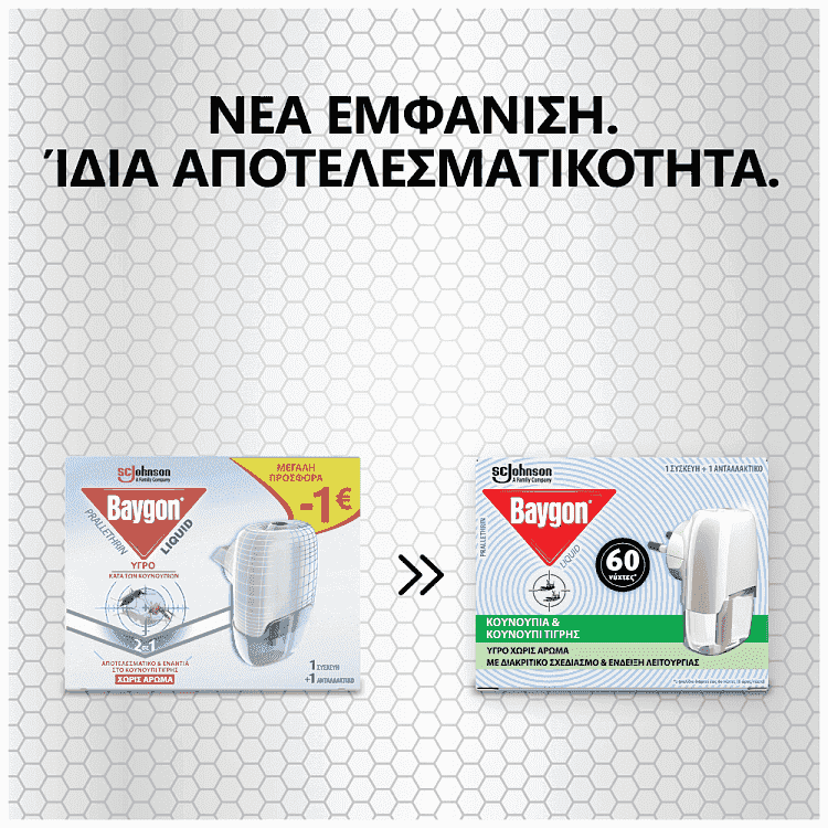 Baygon Υγρό Σετ 36ml 60 Νύχτες