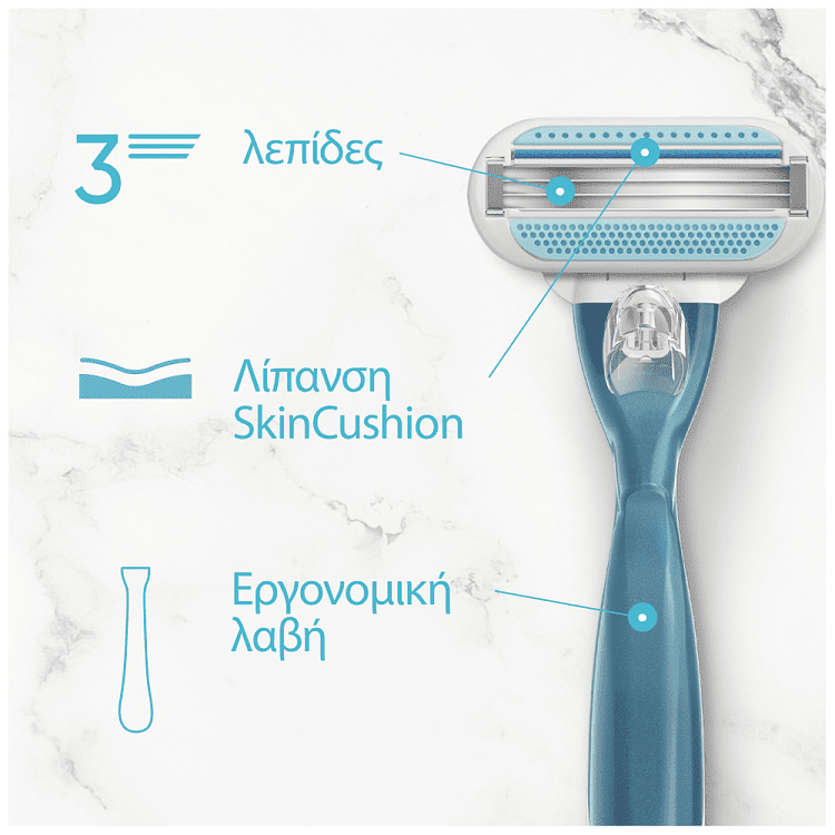 Gillette Venus Smooth Ανταλλακτικά 4τεμ