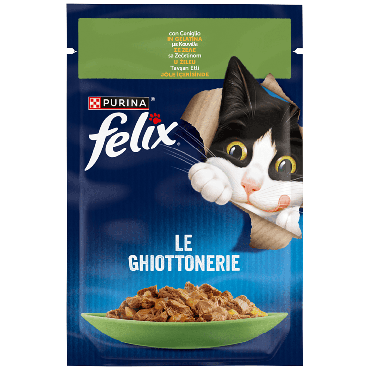Felix Agail Φακελάκι Τροφή Γάτας Κουνέλι 85gr