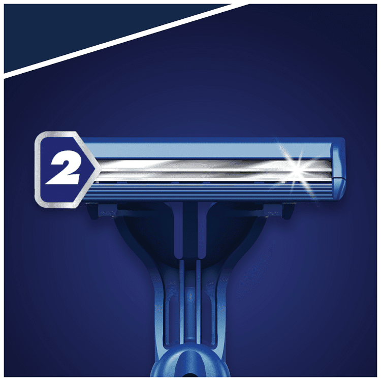 Gillette Blue II Slalom Ξυραφάκια Μιας Χρήσης με Κινούμενη Κεφαλή 5τεμ