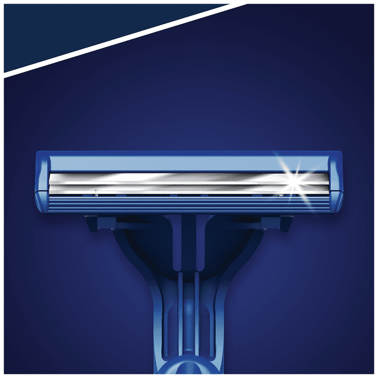 Gillette Blue II Slalom Ξυραφάκια Μιας Χρήσης με Κινούμενη Κεφαλή 5τεμ