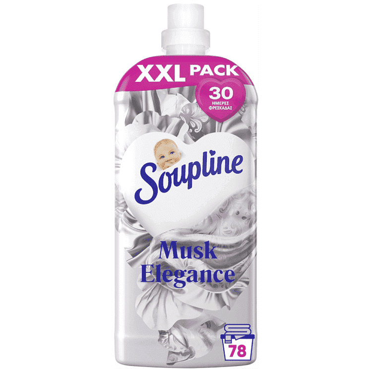 Soupline Μαλακτικό Συμπυκνωμένο Ρούχων Musk Elegance 78Μεζ