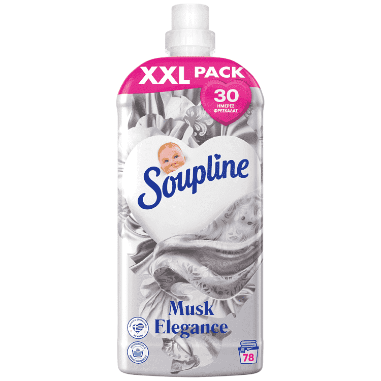 Soupline Μαλακτικό Συμπυκνωμένο Ρούχων Musk Elegance 78Μεζ