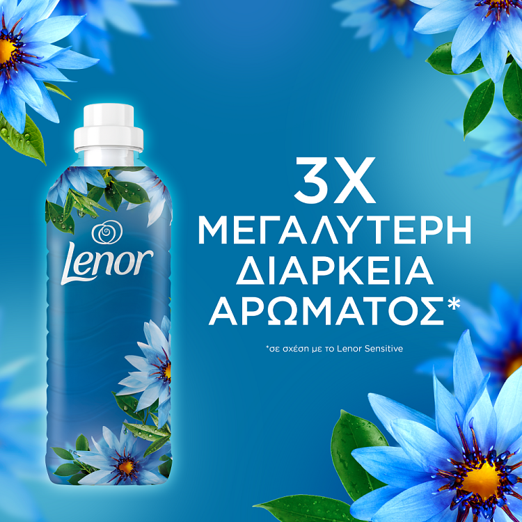 Lenor Μαλακτικό Ρούχων Fresh Ocean Escape 126μεζ 2,650lt
