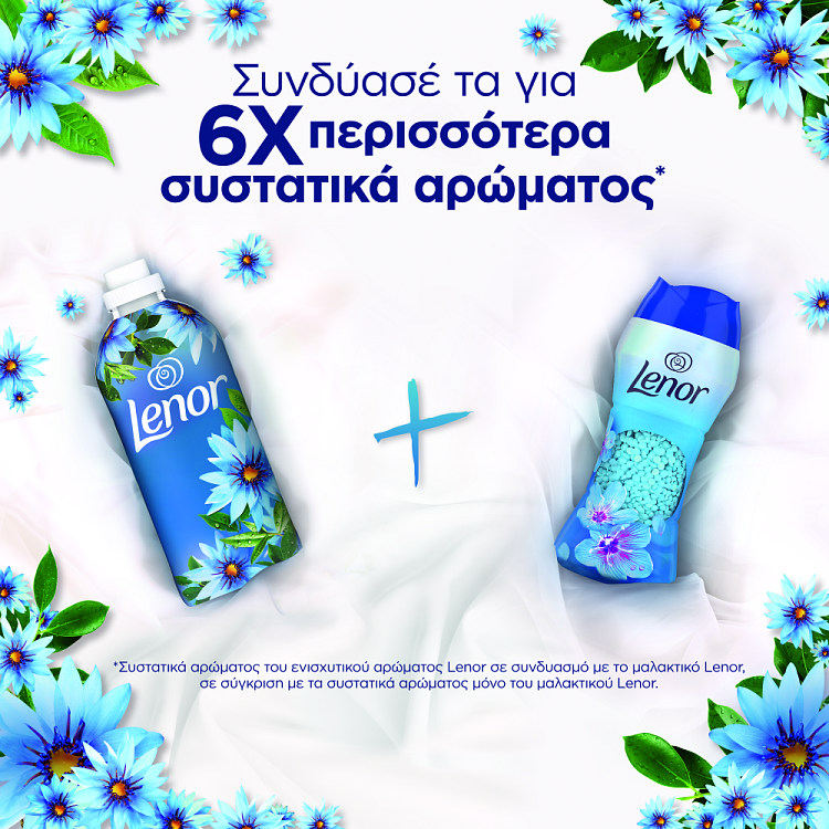 Lenor Μαλακτικό Ρούχων Fragrance Ocean Breeze 87μεζ 1,827lt