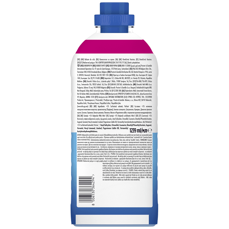 Lenor Mαλακτικό Ρούχων Ανοιξιάτικη Aύρα 59μεζ 1,20lt