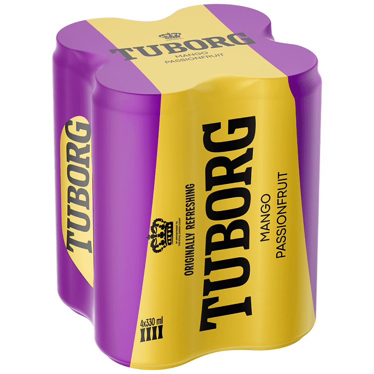 Tuborg Mango Passionfruit Mix 4x330ml