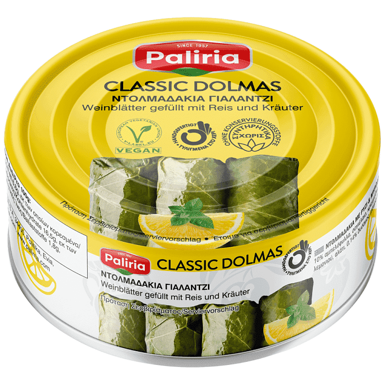 Paliria Ντολμαδάκια Γιαλαντζί 280gr