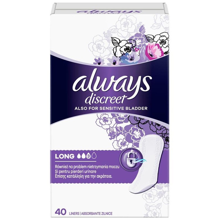 Always Discreet Σερβιετάκια Long 40τεμάχια