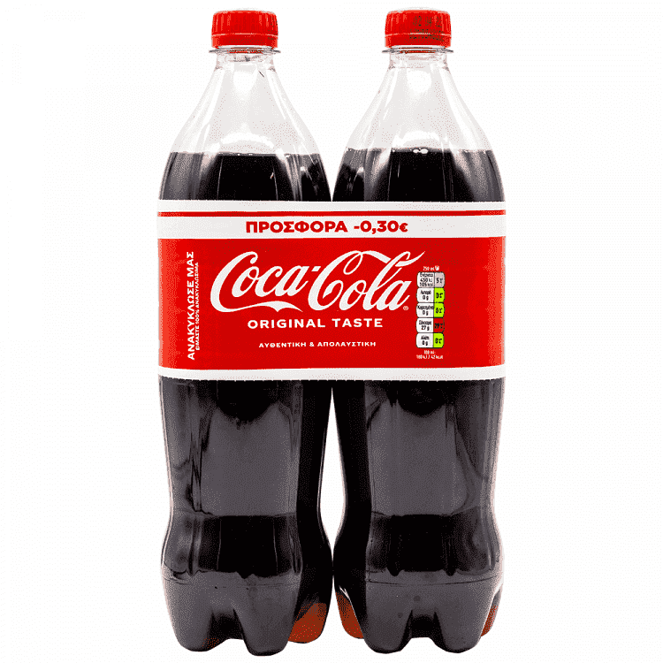 Coca-Cola 2x1lt -0,30€