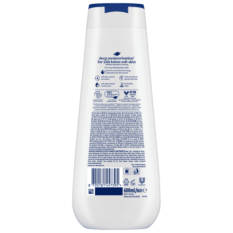 Dove Αφρόλουτρο Deep Nourishing 600ml