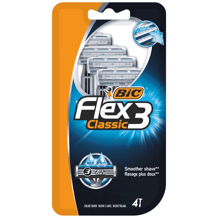 BIC Flex 3 Ανδρικές Ξυριστικές Μηχανές Μιας Χρήσης 3τεμ