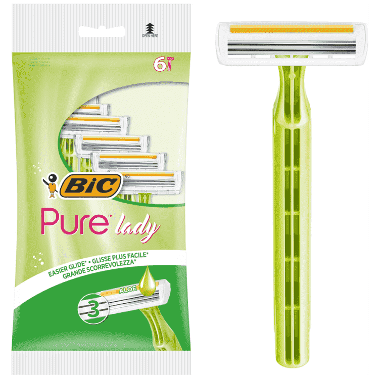 BIC Pure 3 Lady Ξυριστική Μηχανή Μίας Χρήσης 4τμχ