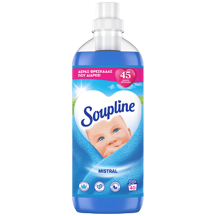 Soupline Μαλακτικό Συμπυκνωμένο Mistral 40μεζ 840ml