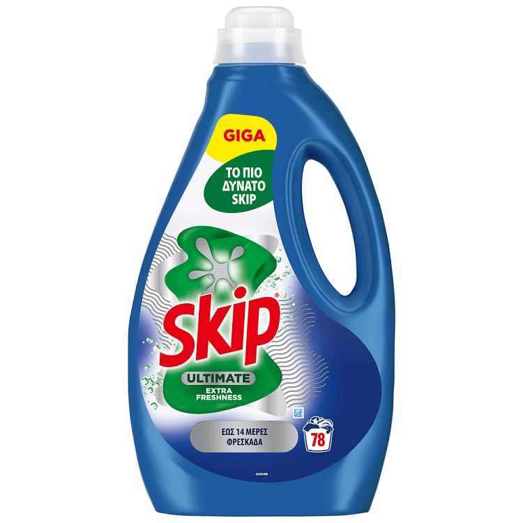 Skip Υγρό Απορρυπαντικό Πλυντηρίου Ultimate Extra Fresh 78μεζ 3,51lt