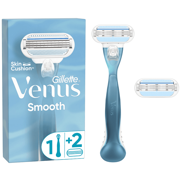 Gillette Venus Smooth Μηχανή & Ανταλλακτικά 2τεμ
