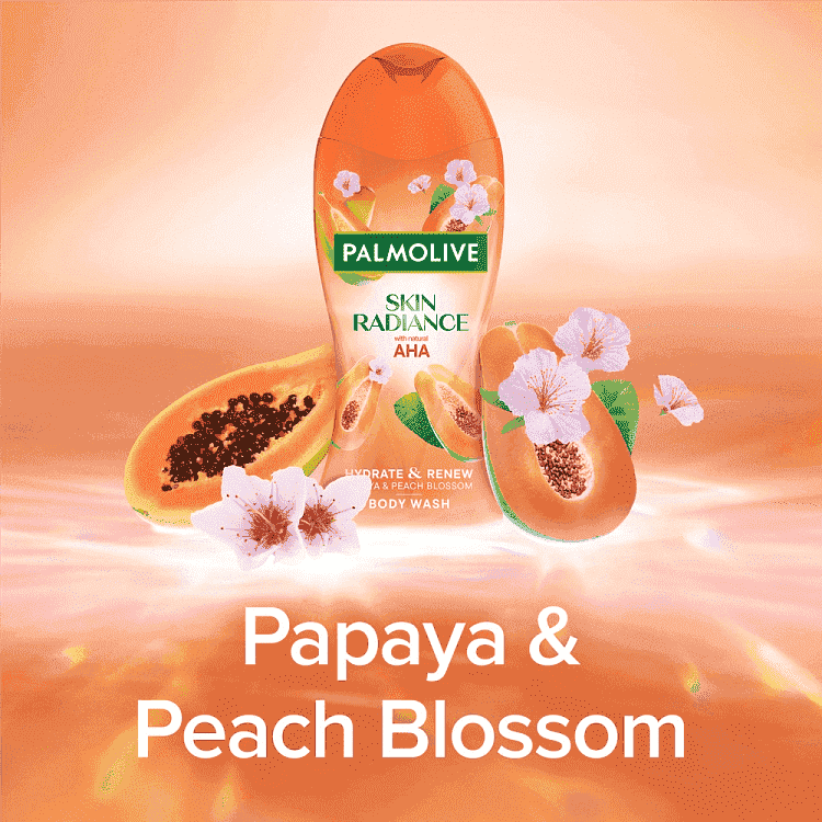 Palmolive Αφρόλουτρο Skin Radiance Papaya & Peach 500ml