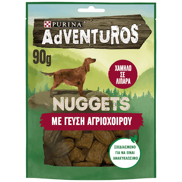 Adventuros Nuggets Mε Αγριόχοιρο 90gr