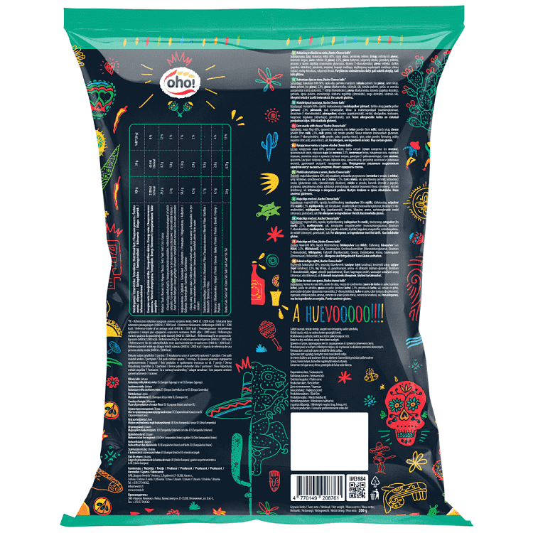 Oho Nacho Cheese Balls 200gr