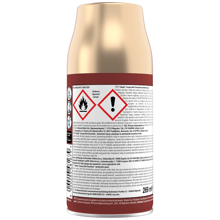 Glade Automatic Spray Refill Hot Chocolate 269ml
