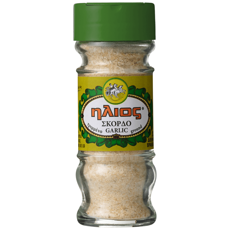 Σκόρδο Τριμμένο 50gr Γυάλινο Βάζο Ήλιος