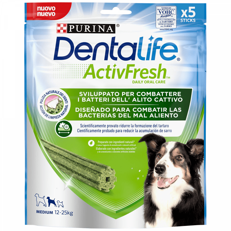 Purina Dentalife ActiveFresh Snack Σκύλου Medium 115gr